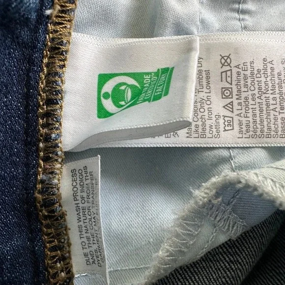 J. Crew 9" Womens Jeans 29T Slim Straight Vintage Blue Mid Wash Denim - Picture 5 of 10